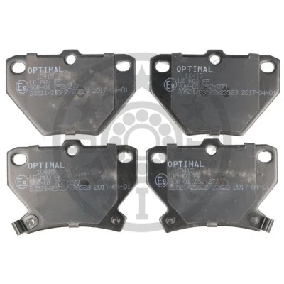 Immagine di OPTIMAL BP 10415 Kit pastiglie freno Assale posteriore con segnalatore acustico usura TOYOTA: Yaris I Hatchback, Corolla IX Hatchback