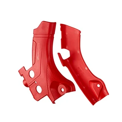 Immagine di POLISPORT 8478400002 Set di piastre paramotore in plastica durevole e resistente agli urti compatibile con le moto Honda colore rosso