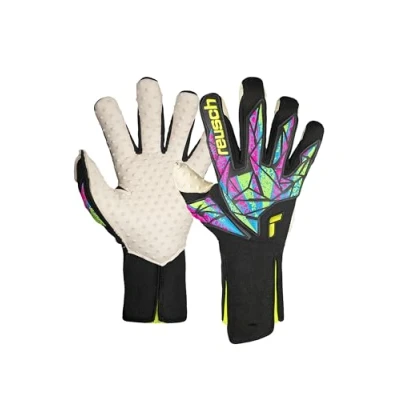 Immagine di Reusch Attrakt SpeedBump Strapless Guanti da portiere per adulti con Evolution Negative Cut ottimali erba artificiale