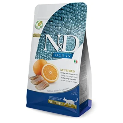 Immagine di Farmina N&amp;D Ocean Adult Aringa e Arancia Neutered Set %: 3 x 1,5 kg