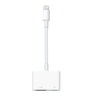 Immagine di Apple iPad/iPhone/iPod Adattatore [1x Spina Dock Lightning 1x Presa HDMI] 0.10 m Bianco