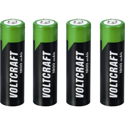 Immagine di VOLTCRAFT VC 16026010 Batteria ricaricabile Stilo (AA) NiMH 1800 mAh 1.2 V 4 pz.