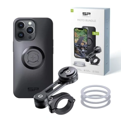 Immagine di SP CONNECT supporto per cellulare moto SPC+ iPhone 13 Pro ciclomotore accessori tutti gli smartphone