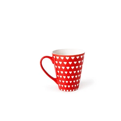 Immagine di Excelsa Enjoy Mug, Porcellana, Rosso, 10 x 8.5 cm