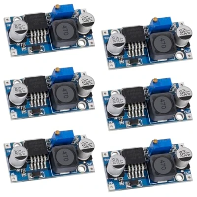 Immagine di Tunejoy Convertitore Buck DC Step Down Modul 3.2 40V a 1.25 35V Regolatore di Tensione Regolabile Alimentatore 6 Pezzi