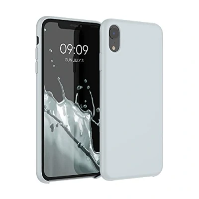 Immagine di kwmobile Cover per Apple iPhone XR Custodia Back Case Smartphone in Silicone TPU Protezione Gommata grigio chiaro opaco