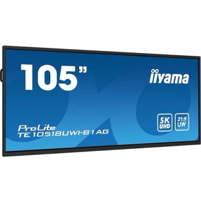 Immagine di Iiyama ProLite TE10518UWI B1AG Display Digital Signage 266.7 cm (105 pollici) 5120 x 2160 Pixel 16/7 Multi Touch, Funzione anti burn in, Memoria interna,