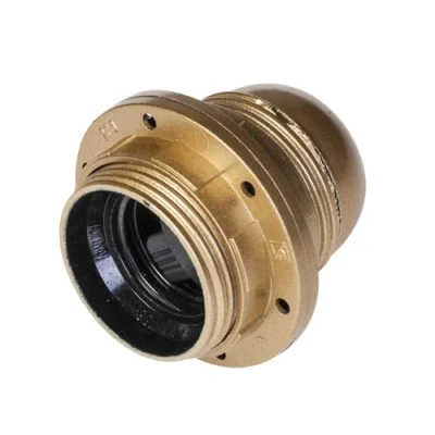 Immagine di Poly Pool PP0477.6X portalampada E27 2 ghiere, oro