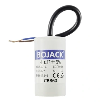 Immagine di BOJACK CBB60 4uf 450V 50/60Hz condensatore di Avviamento, SH Condensatori, Capacitor, soppressione con filo