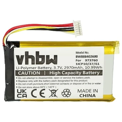 Immagine di vhbw batteria compatibile con DJI Spark controller per drone, telecomando (2970mAh, 3,7V, Li Poly)