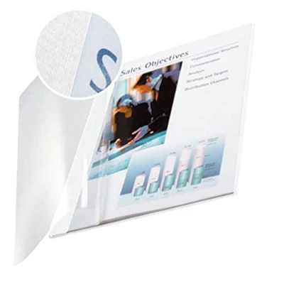 Immagine di Leitz 7399 00 01 Raccoglitore impressBind, A4, 7 mm, copertina morbida, colore: Bianco