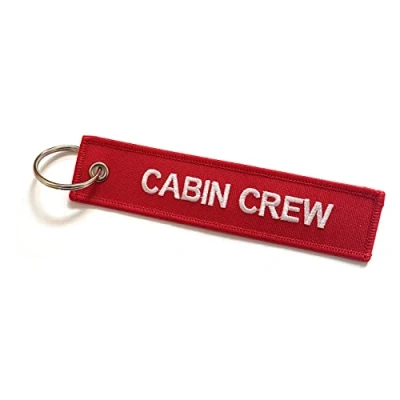 Immagine di aviamart , Etichetta per valigie rosso Cabin Crew / Do Not Remove From Aircraft