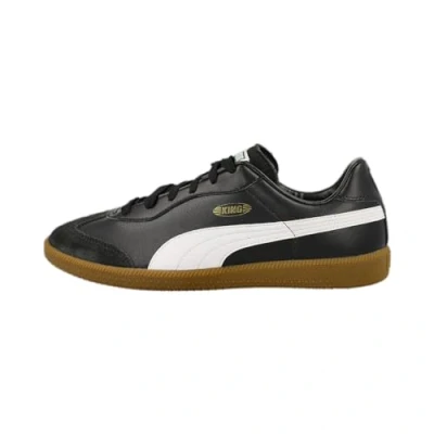 Immagine di Puma KING 21 Scarpe da calcetto, Uomo, Taglia: 38, Black/white pelle e finta