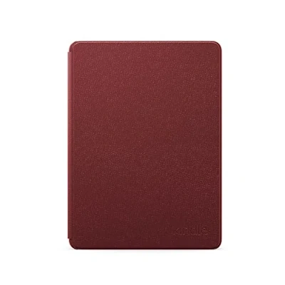 Immagine di Custodia in pelle per Amazon Kindle Paperwhite Compatibile con i dispositivi di 11ª generazione (modello 2021), design leggero e sottile, Bordeaux