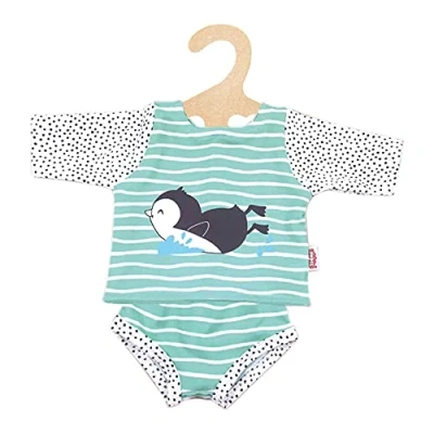 Immagine di Heless 2118 Costume da Bagno per Bambole a Pois, 2 Pezzi con Parte Superiore e Inferiore, Dimensioni 35 45 cm, Multicolore, cm