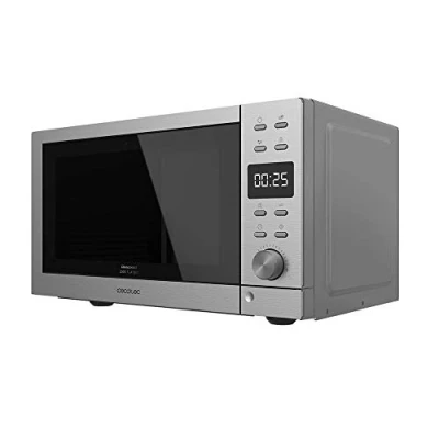 Immagine di Cecotec Forno a Microonde senza gradheat piatto 2300 tocco bianco. Capacità 23 litri, potenza 800 W, 8 funzioni preconfigurate, timer fino 95 minuti