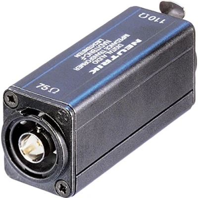 Immagine di Neutrik NADITBNC F Adattatore Serie NADIT, chassis XLR femmina 110 ohm/BNC 75 omh