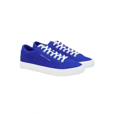 Immagine di Tommy Hilfiger Sneakers Vulcanizzate Uomo Core Low Canvas Scarpe, Blu (Ultra Blue), 40 EU
