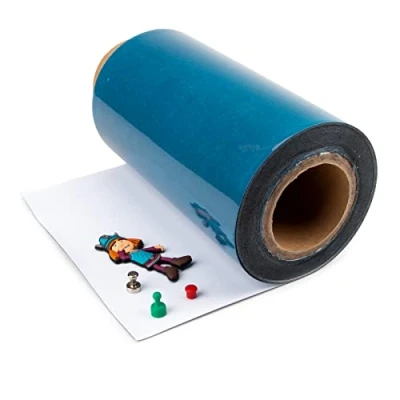 Immagine di Rotolo di pellicola ferro autoadesiva e magnetica, larghezza 250 mm, colore bianco