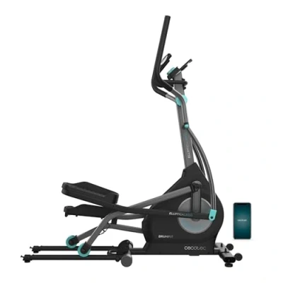 Immagine di Cecotec Allenatore Ellittico Pieghevole DrumFit Elliptical 8000 Pro, Resistenza Magnetica, Volano 8Kg, Schermo LCD, Supporto Dispositivo, Cardiofrequenzimetro, App, Regolabile, Compatto, Fitness Casa