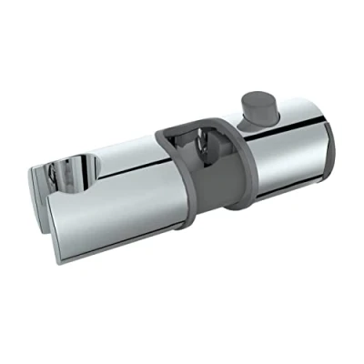 Immagine di WENKO Saliscendi Libertà, supporto per soffione doccia, Ø 25/24/22 mm, applicabile senza smontare l’asta e utensili, in plastica (ABS), regolazione altezza semplice, cromato