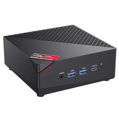 Immagine di ACEMAGICIAN AM06PRO Mini PC, AMD Ryzen 7 5800U (8C/16T, Fino a 4,4 GHz), Computer 16GB DDR4 RAM 512GB M.2 2280 SSD,AMD Radeon Vega7 2000MHz, Dual Ethernet/WIFI 6/Type C/per Ufficio, Studio,Gioco