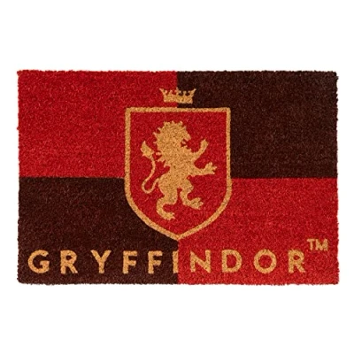 Immagine di Grupo Erik Zerbino Harry Potter, Ingresso Grifondoro, Fabbricato con una Base in PVC Antiscivolo, 40x60 cm