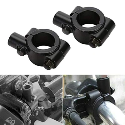 Immagine di OSAN 2 Pz Attacco di Specchietto Universale 7/8&quot; 22mm Motociclo Retrovisore Adattatore Nero