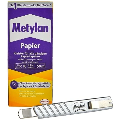 Immagine di Metylan 9HMPP40B1X Papier Kleister Wallpaper Paste Paper