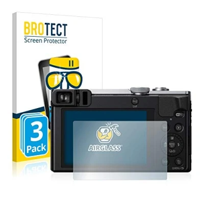 Immagine di brotect Pellicola Protettiva Vetro per Panasonic Lumix DMC TZ70 Protezione Schermo (3 Pezzi) [Durezza Estrema 9H, Chiaro]