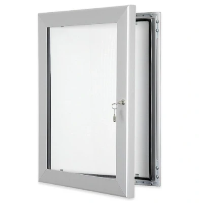 Immagine di XL Displays Bacheca con chiusura esterna, non appuntabile, in formato A2 (4 x A4), guarnizione impermeabile, per uso interni o esterni
