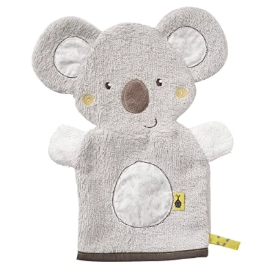 Immagine di Koala guanto da bagno di Fehn giocattolo per un divertente flanella la vasca asciugamano in spugna morbida neonati e bambini 0+ mesi