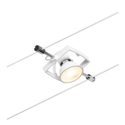 Immagine di Paulmann Wire Systems Lampada per sistema su cavo GU5.3 Bianco opaco, Cromo
