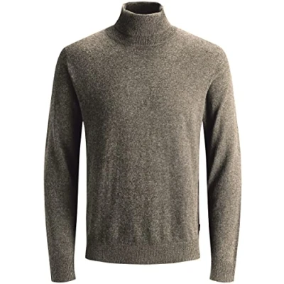 Immagine di JACK &amp; JONES Maglione a Collo Alto, Beige (Crockery/Twisted with pacciame), S