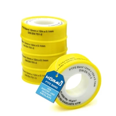 Immagine di kör4u 5 x nastro in teflon DVGW per gas e acqua PTFE sigillante