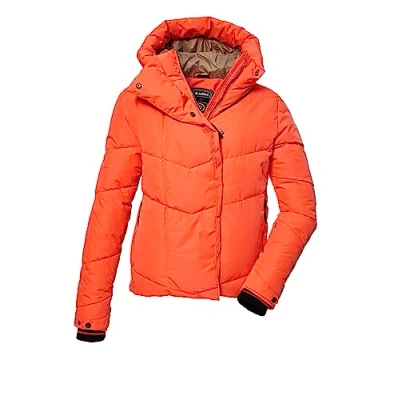 Immagine di killtec Donne Giacca da sci/giacca trapuntata con paraneve KSW 59 WMN SKI QLTD JCKT, neon coral, 38, 39725 000