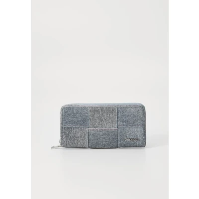 Immagine di Desigual Mone_Yoko Pu Denim Fi, Portafoglio Bi Fold Donne, Blu, 0