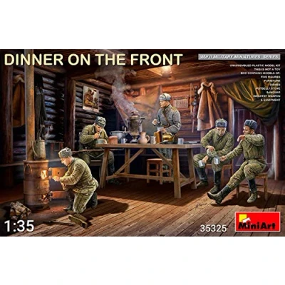 Immagine di MiniArt MA35325 Modellino Veicolo da Guerra In Plastica Montare, Dinner On The Front, Scala 1:35
