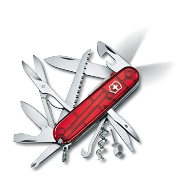 Immagine di Victorinox Huntsman Lite 1.7915.T Coltellino svizzero Numero funzioni 21 Rosso (trasparente)