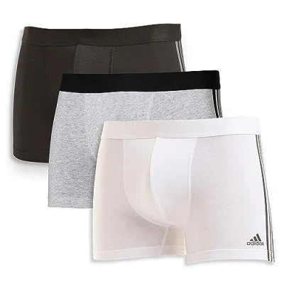 Immagine di adidas Multipack Boxer (3pk) Cotone Variante 2 4A2M02, a pantaloncino Uomo, Assortito Scuro, S