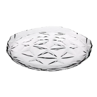 Immagine di PASABAHCE Estrella Set 6 Piatti Frutta in Vetro, 20cm, Trasparenti, Design Moderno ed Elegante