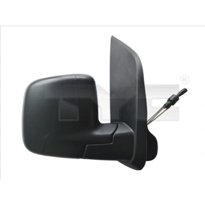 Immagine di Specchio retrovisore esterno Tyc 309 0090 Sx Regolazione:comando cavo flessibile, convesso FIAT: Qubo, Fiorino III Van / Station Wagon