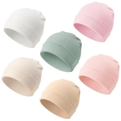 Immagine di DRESHOW Unisex Bambino Berretti Neonato Ragazzi Ragazze Morbido Carino Cappello Caldo Ospedale Nursery Berretto per Bambini 3 24 Mesi