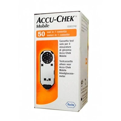 Immagine di ACCU CHEK Mobile Test Strisce Reattive per la Misurazione della Glicemia, 50 Pezzi