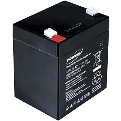 Immagine di akku net® Batteria al Piombo sostituisce FIAMM Tipo FG20451 12V 4,5Ah, 12V, Lead Acid