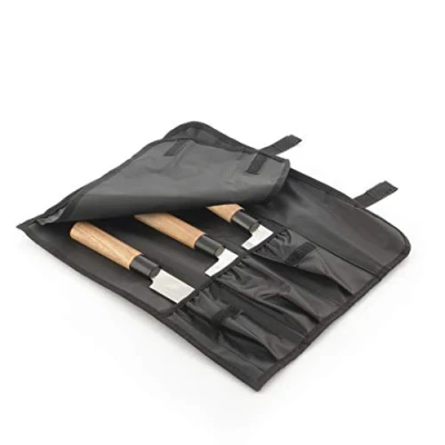 Immagine di InnovaGoods® Set di coltelli con custodia da trasporto professionale Damas Q, offre un taglio preciso e sicuro, acciaio inossidabile design elegante, ideale per la casa cucina professionale.