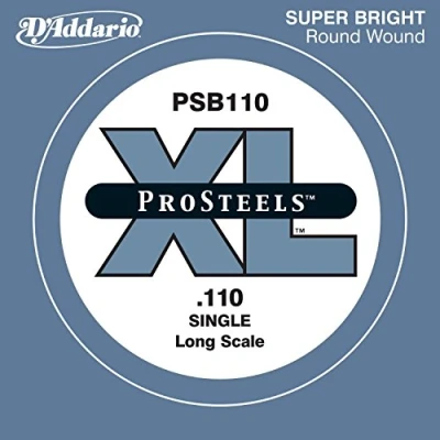 Immagine di Corda singola D’Addario PSB110 ProSteels per basso, Long Scale, .110