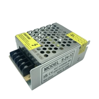 Immagine di LianShi 12V 2A 10W Alimentazione a commutazione Con protezione da cortocircuito e sovraccarico trasformatore Per l&#039;automazione industriale Luci LED CCTV Monitoraggio, stampanti 3D AC220V DC12V
