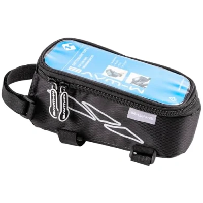 Immagine di M WAVE Top Tube Bag Rotterdam L, Fixing with 3 Velcros