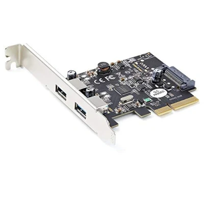 Immagine di StarTech.com Scheda PCIe USB 3.1 (10Gbps) A 2 porte , di espansione PCI Express 3.2 Gen Type Adattatore (PEXUSB312A3)